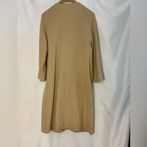 Marc by Marc Jacobs wool angora blend coat in Bamboo Tan size M - Picture 2 of 5